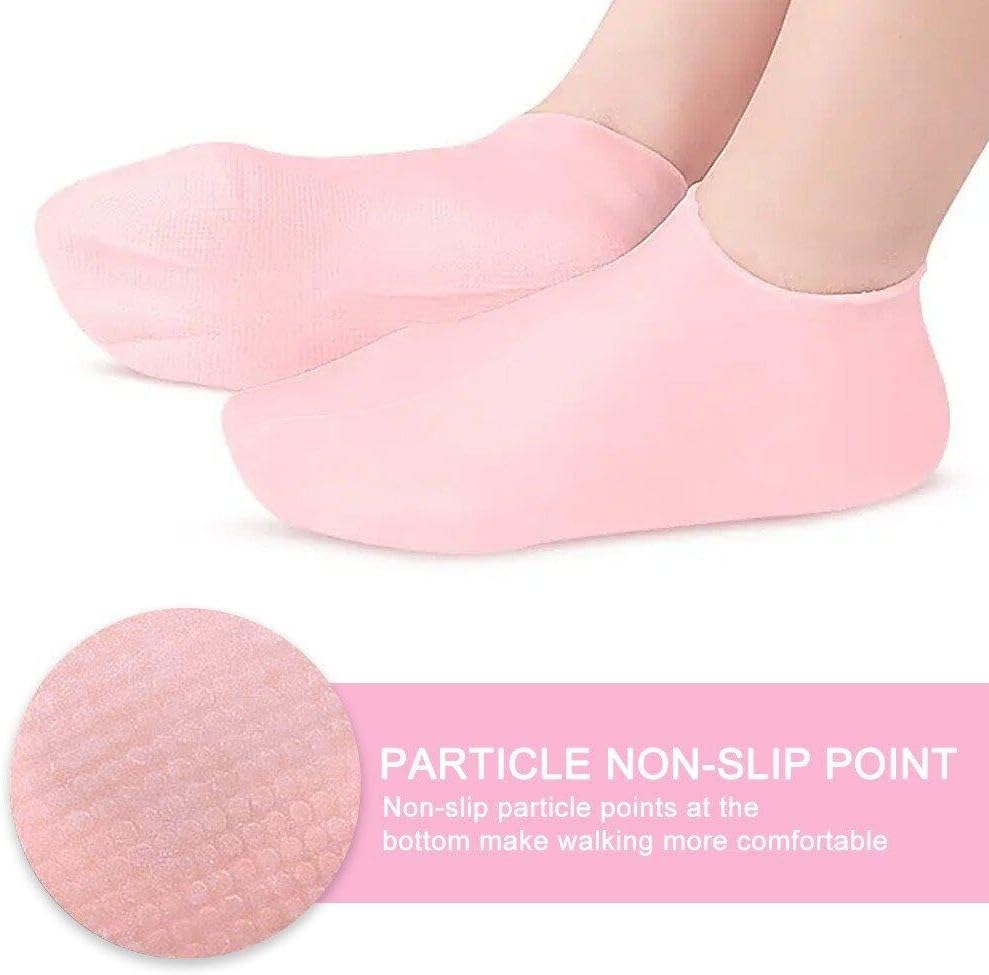 FeetCare Moisturizing Silicone Gel Socks