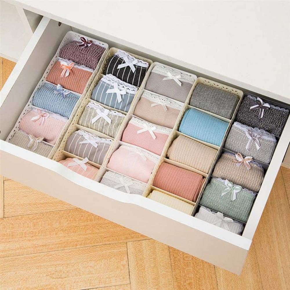 Socks Organizer 5 Grid Storage Basket