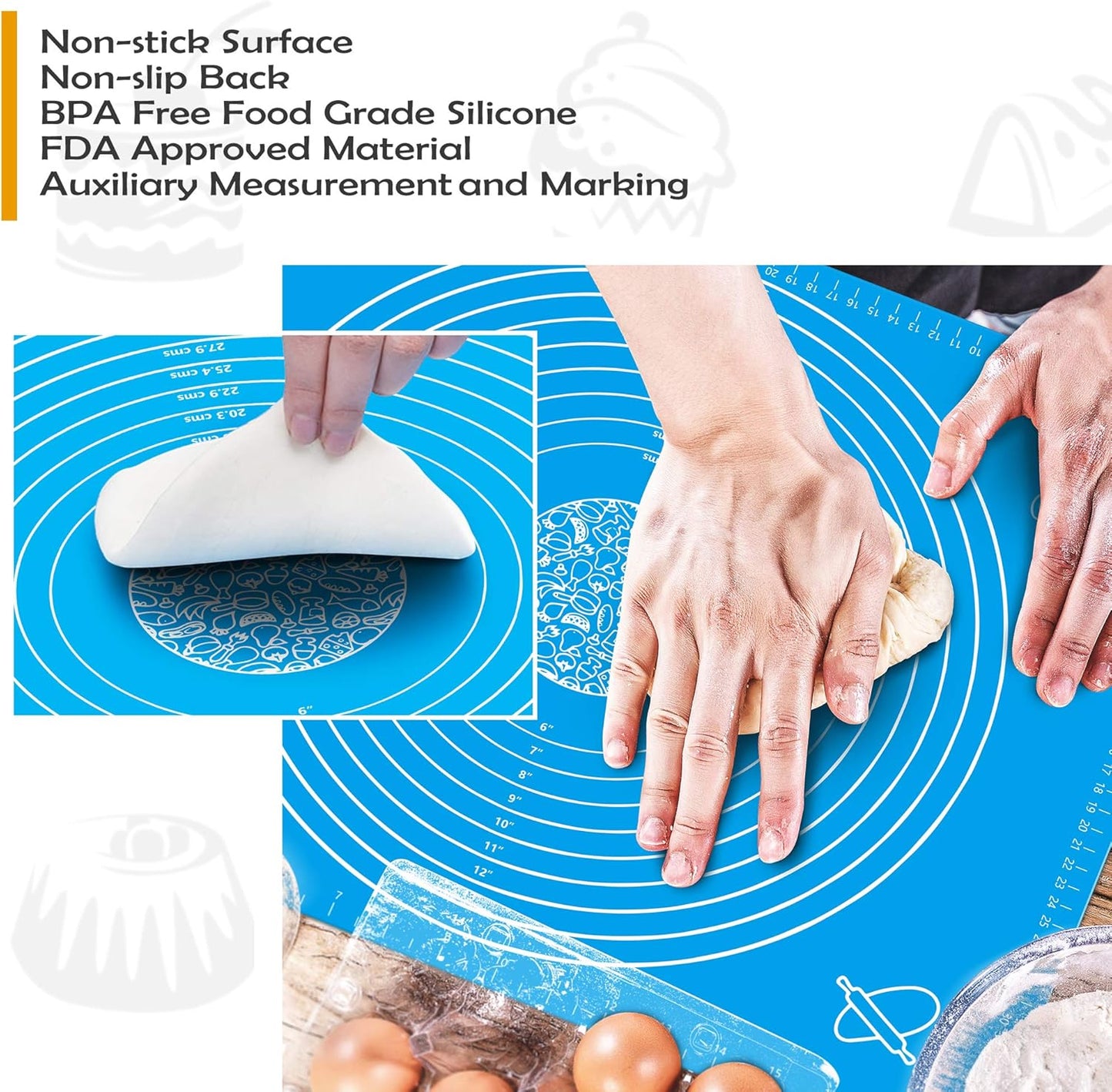 Non-Stick Silicone Baking Mat