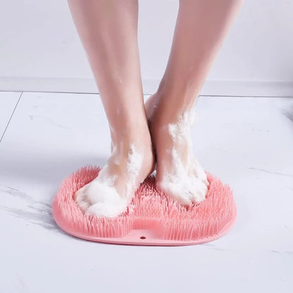 Silicone Foot Scrubber Mat and Body Scrubber