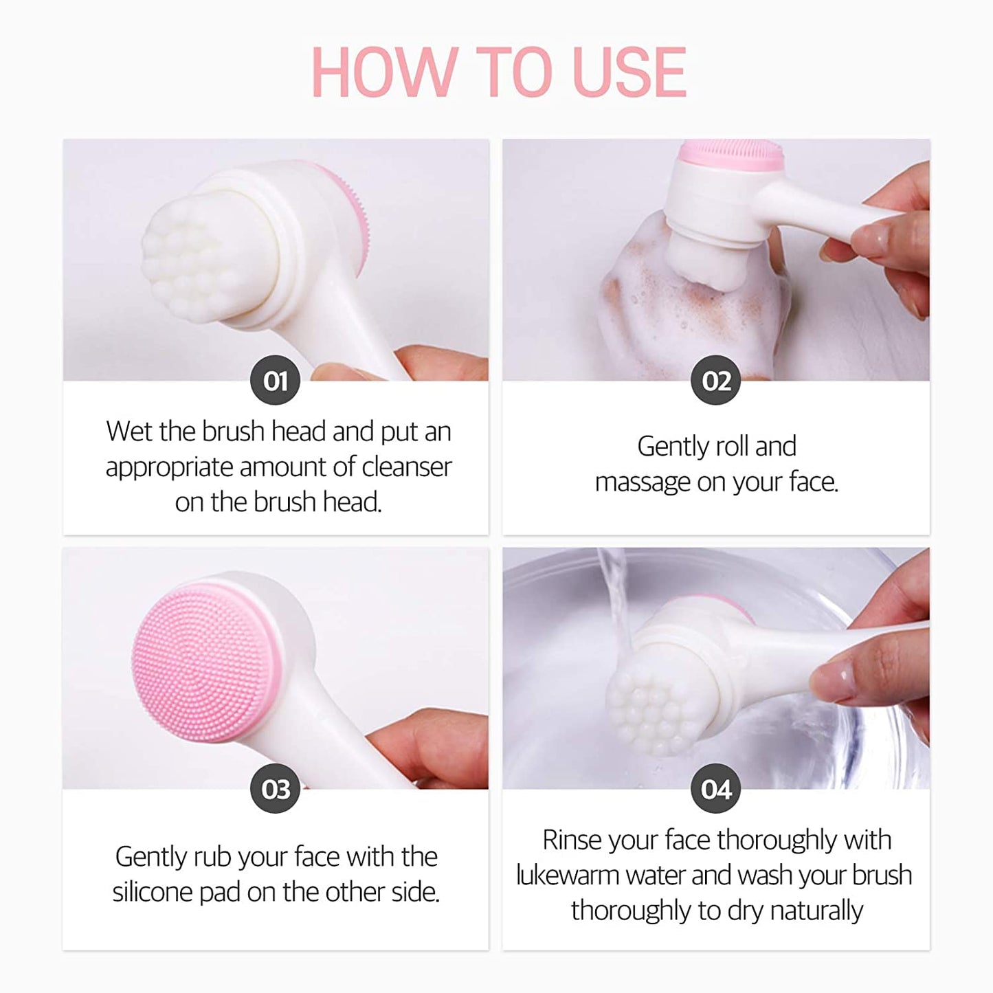 Portable Face Cleaning Massage Tool