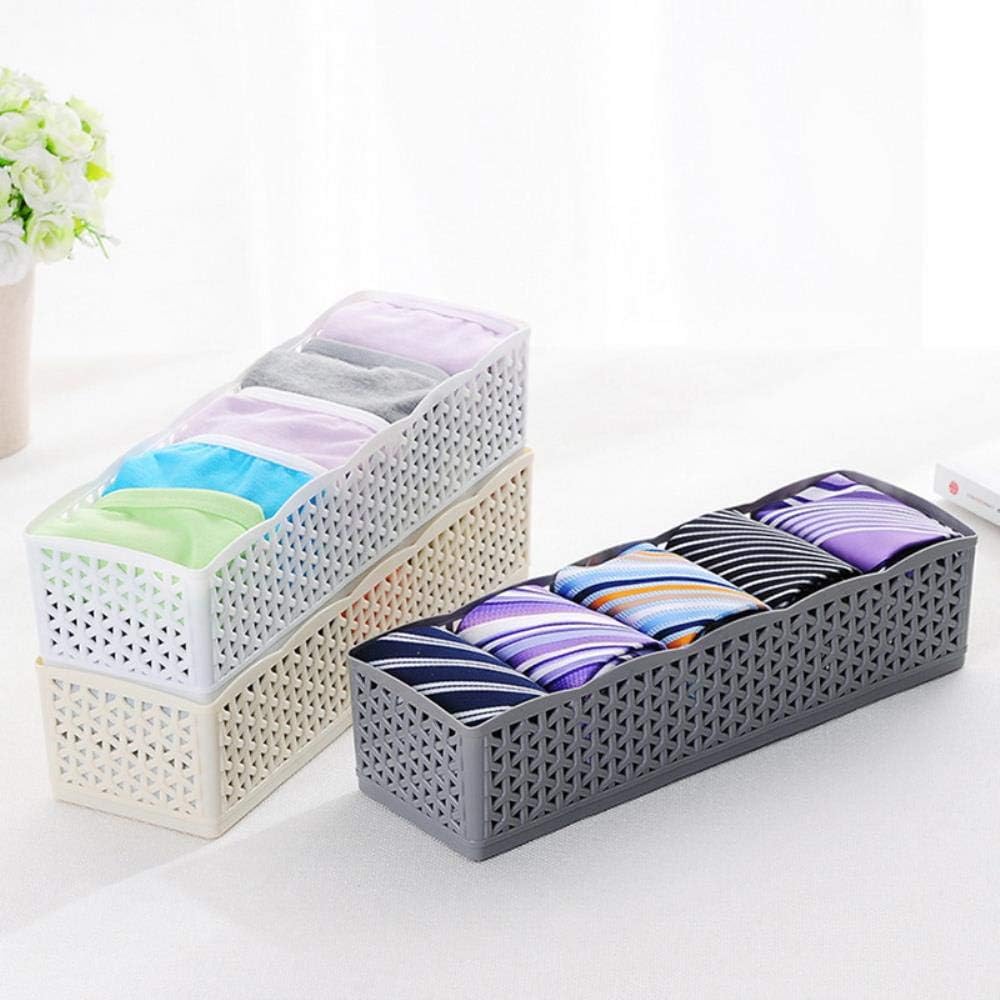 Socks Organizer 5 Grid Storage Basket