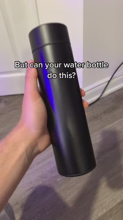 Water Bottle with LED temperature Display